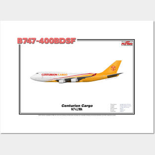 Boeing B747-400BDSF - Centurion Cargo (Art Print) Posters and Art